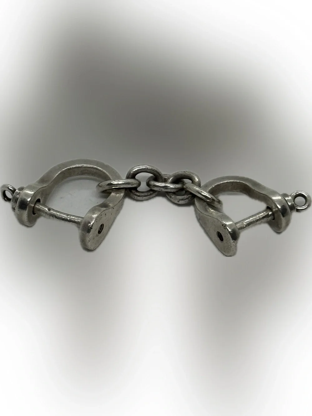 Vintage Tiffany & Co Sterling Silver 925 Double Shackle  Connector Charm 34.6g - Picture 8 of 8